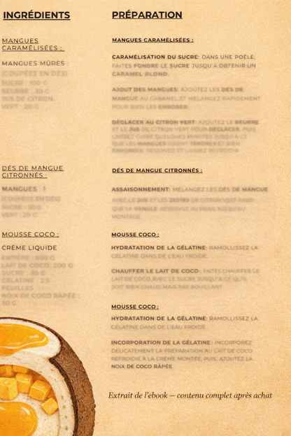 Ebook-pâtisserie/Collection N°1